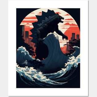 Kanagawa Monster Posters and Art